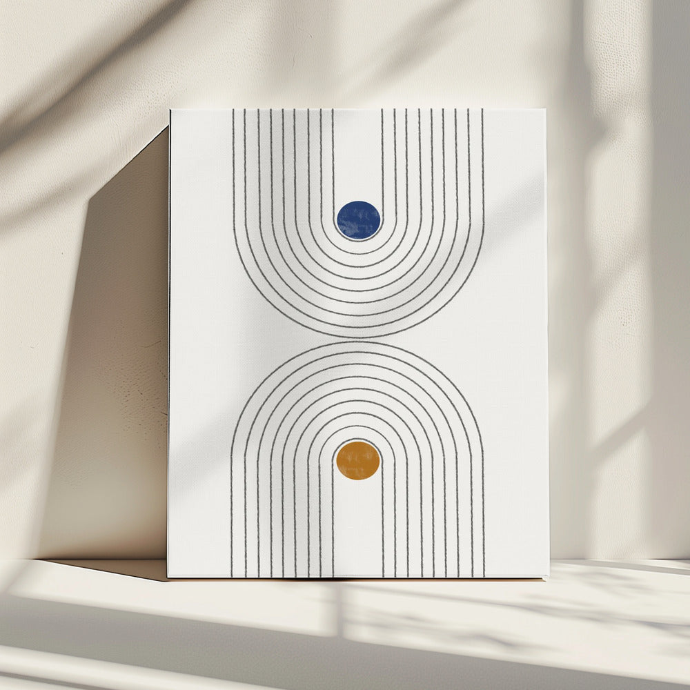 Dubbele paden | Canvas