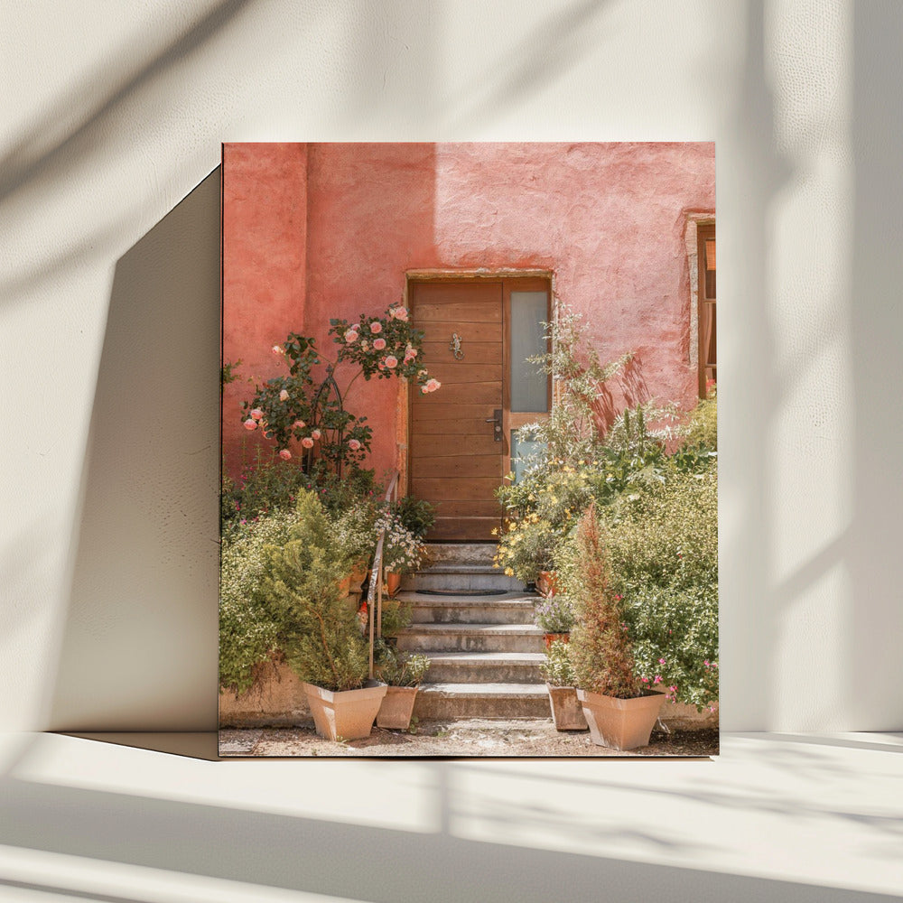 Het Roze Huis | Canvas