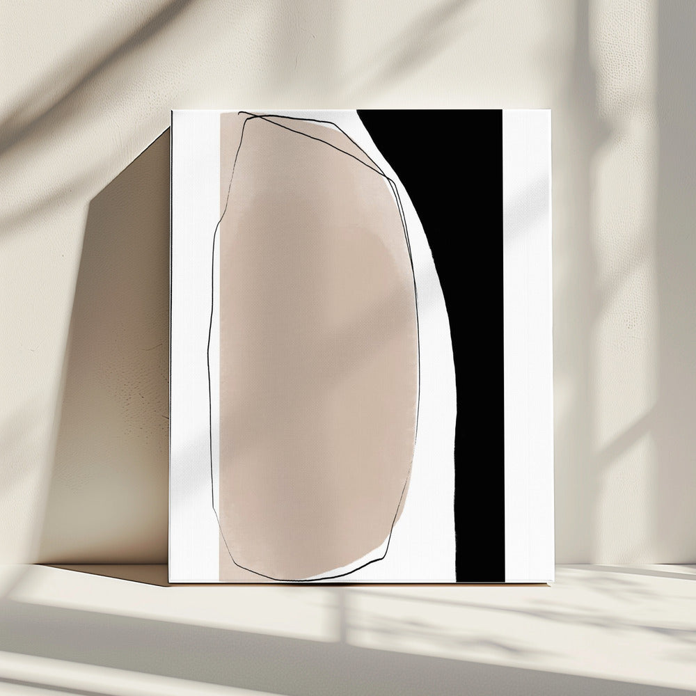 Evenwicht tussen rand en waas | Canvas