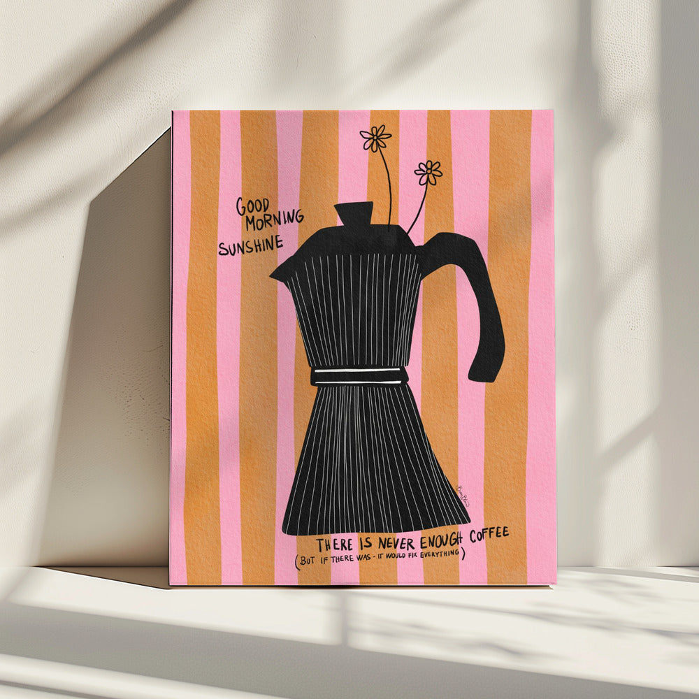 Mocca Koffie Zonneschijn | Canvas
