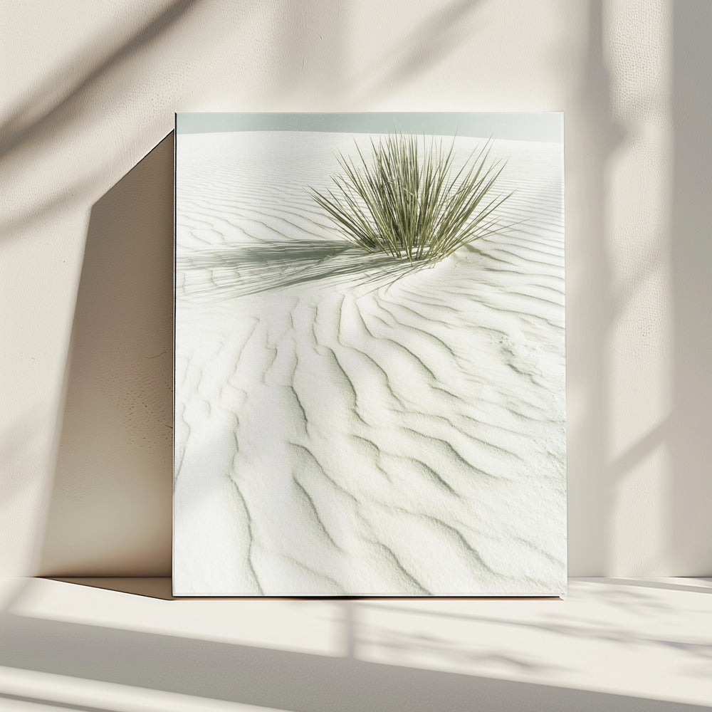 WIT ZAND Idyllisch vintage landschap | Canvas