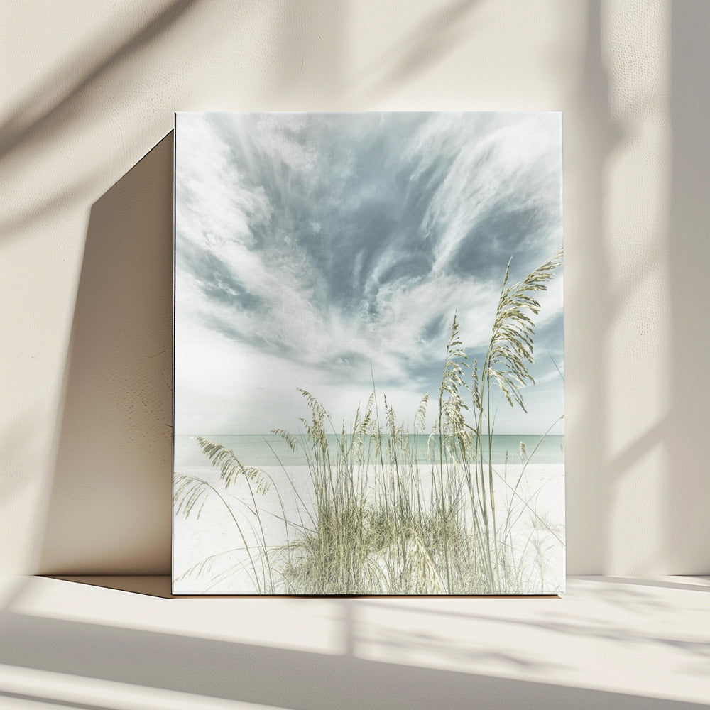 Rust op het strand | Canvas