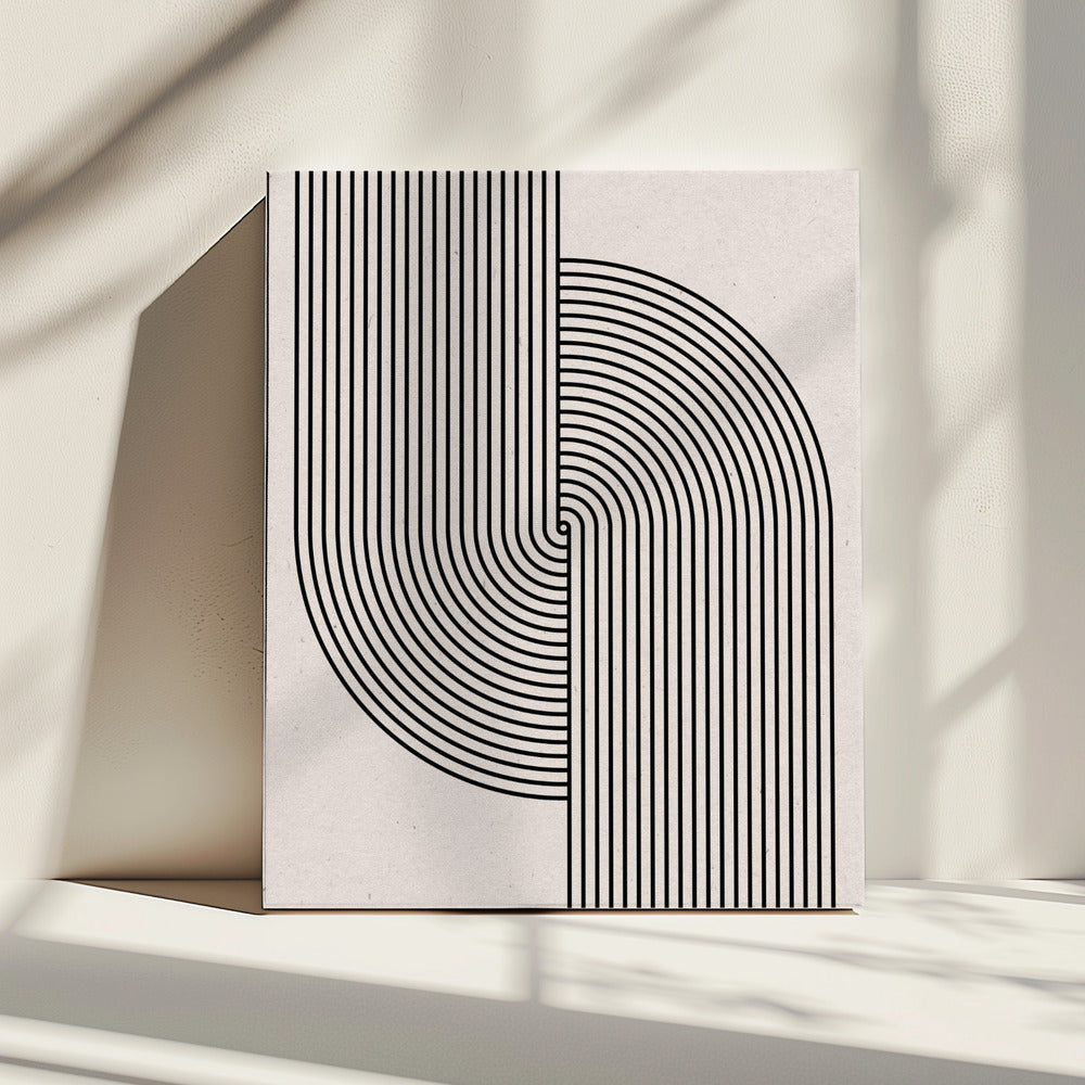 Curved Symmetry | Canvas