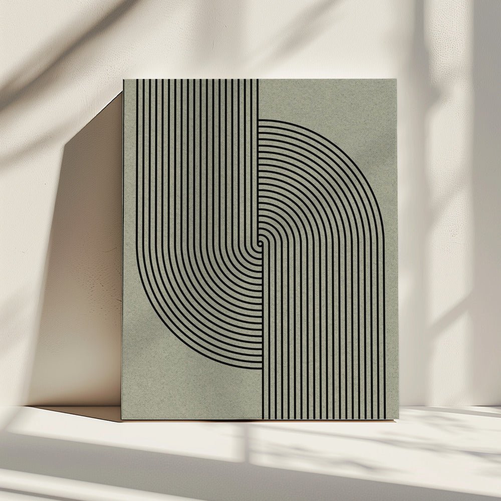 Curved Symmetry | Canvas