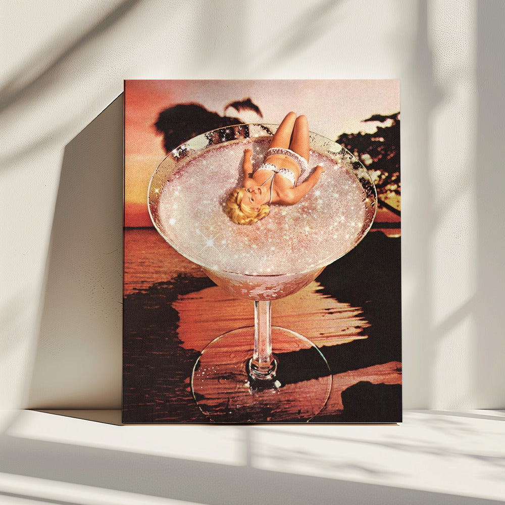 Glitterroze Margarita | Canvas