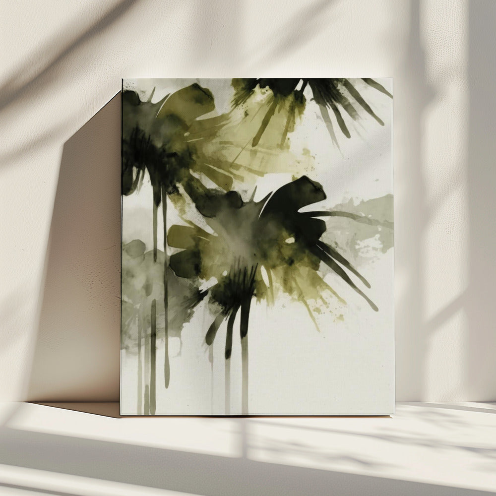 Groene Echoes | Canvas