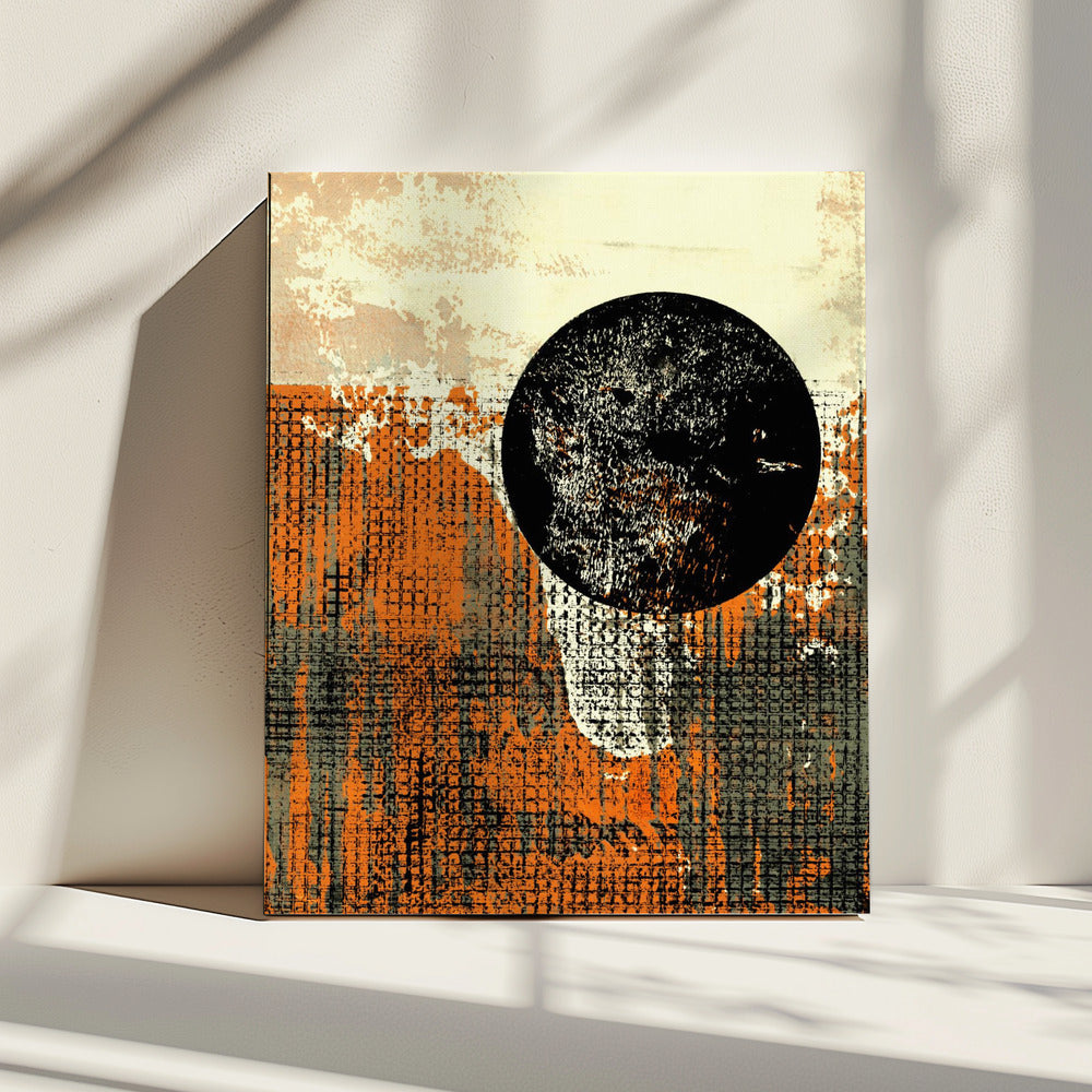 Eclipse over textuur | Canvas