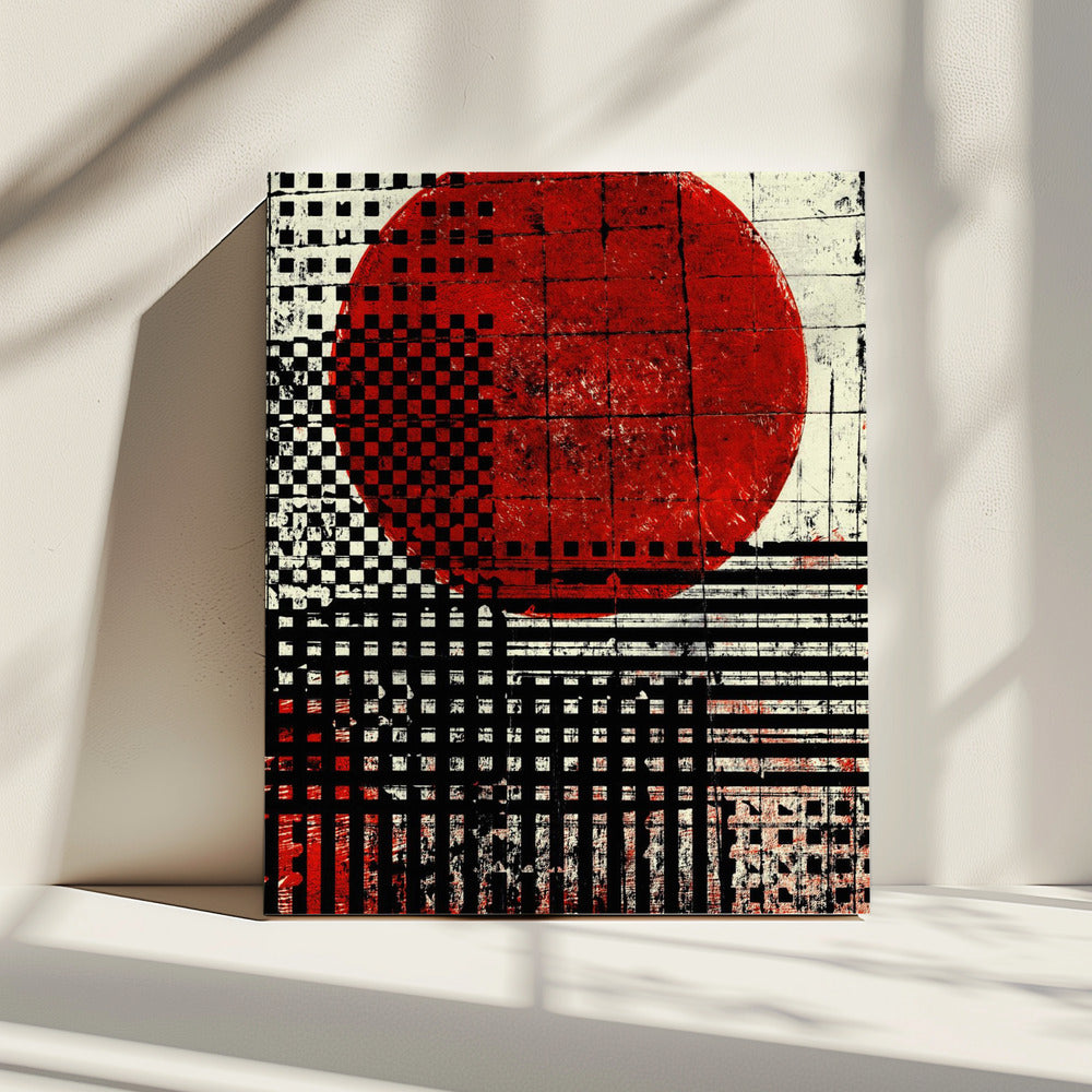 Zwart-witte geometrische patronen | Canvas