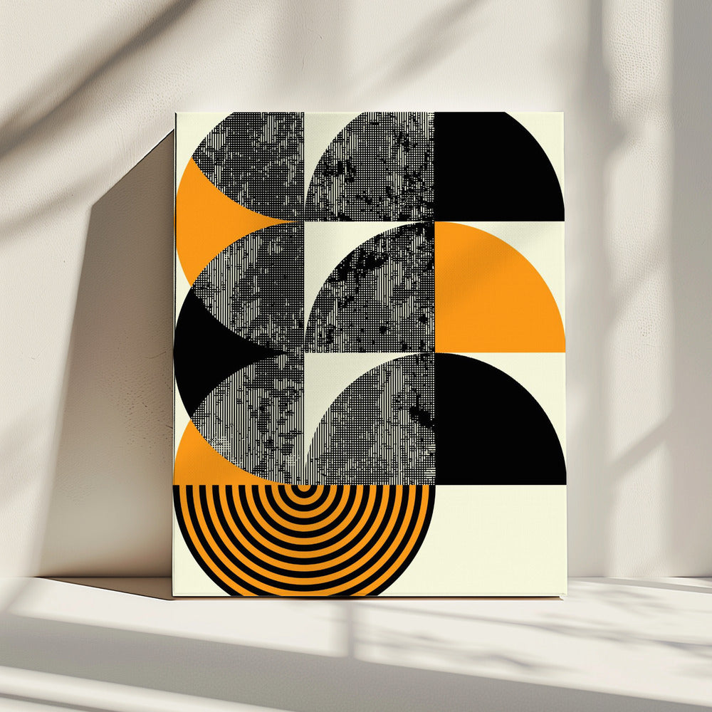 Geometrische abstractiedynamiek | Canvas