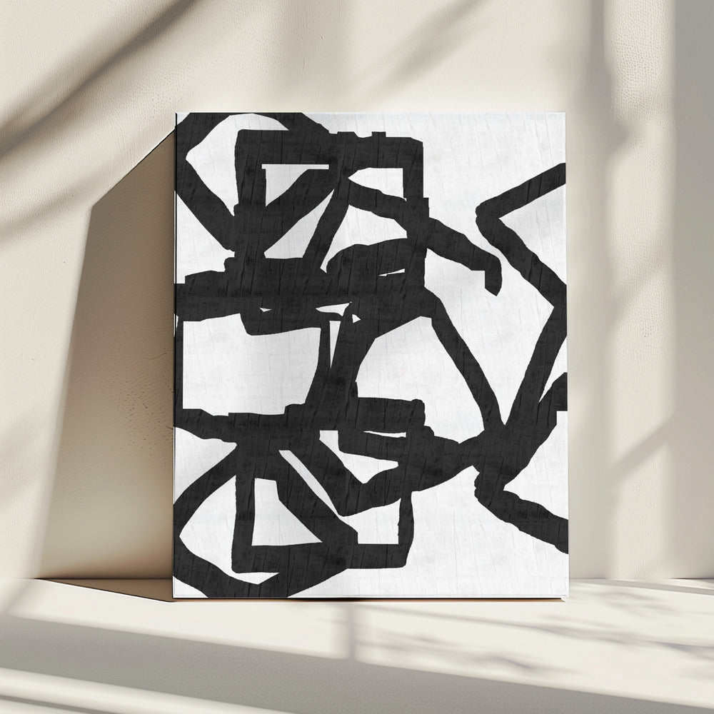Noir en Inky 1 | Canvas
