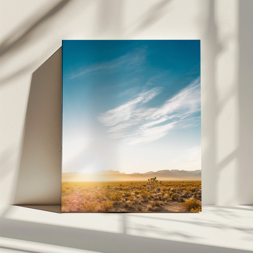 Zonsopgang in de woestijn van Nevada | Canvas