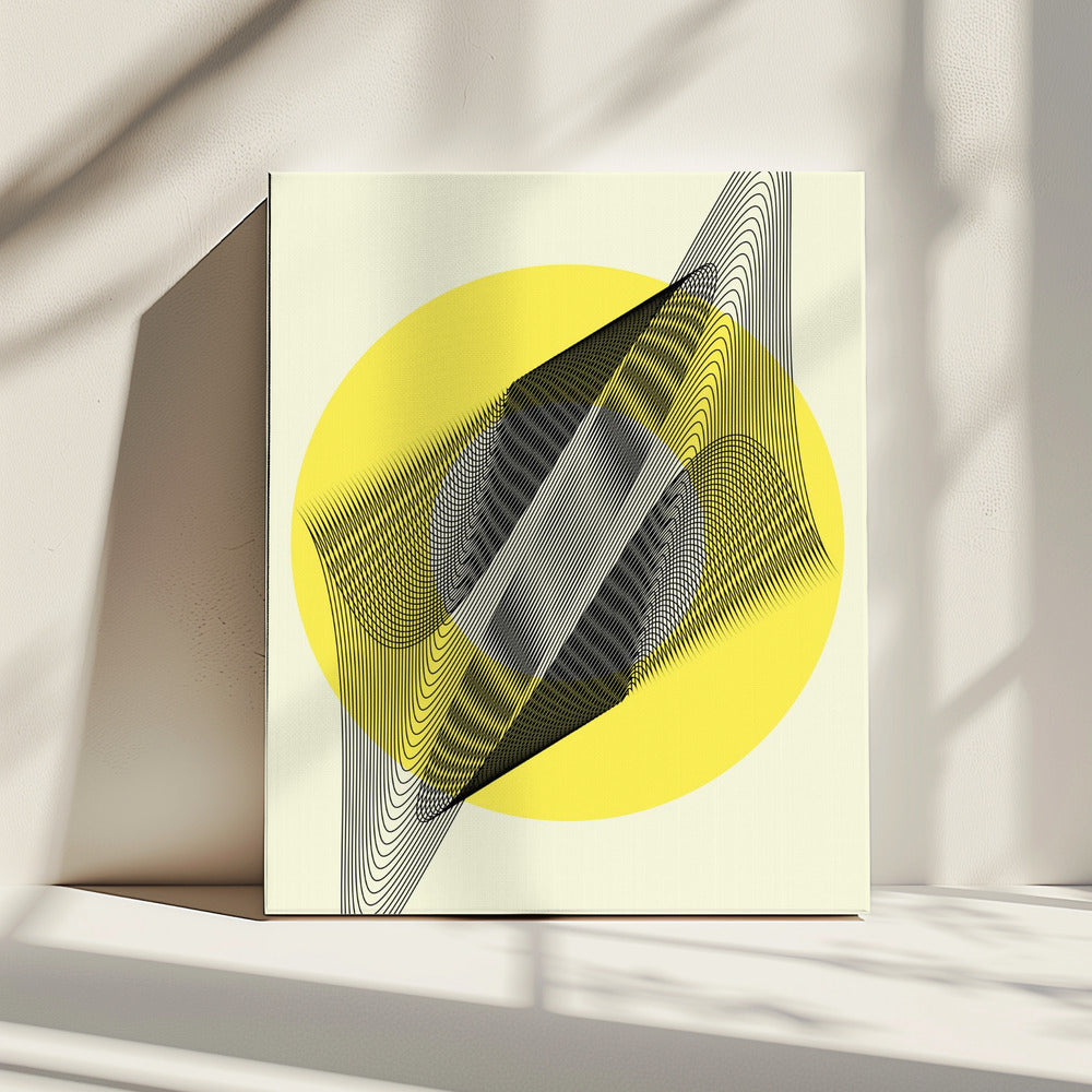 Abstract golvenlandschap | Canvas