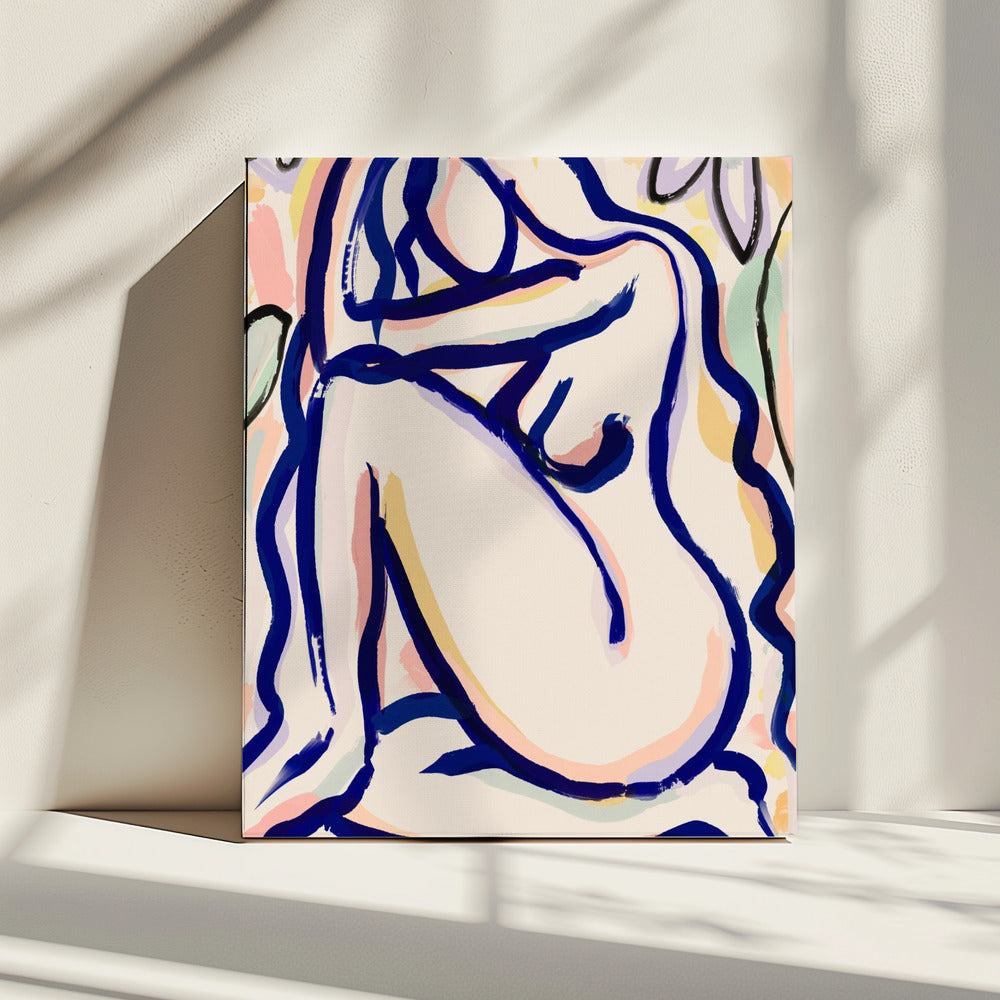 Sereen silhouet | Canvas