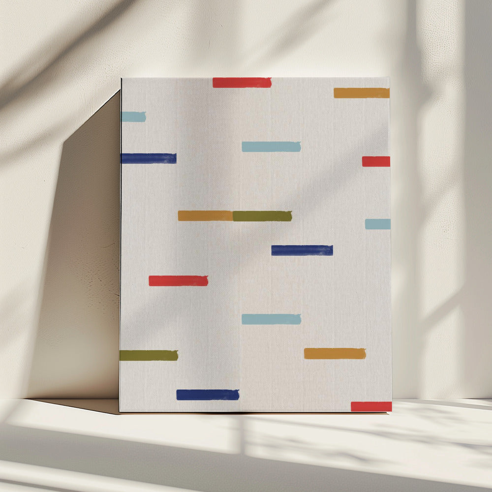 Kleurrijke Streken | Canvas
