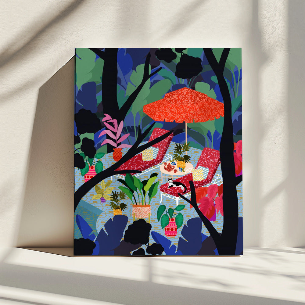 9933x14043 Din 133 Zwembad Midden in de Natuur | Canvas