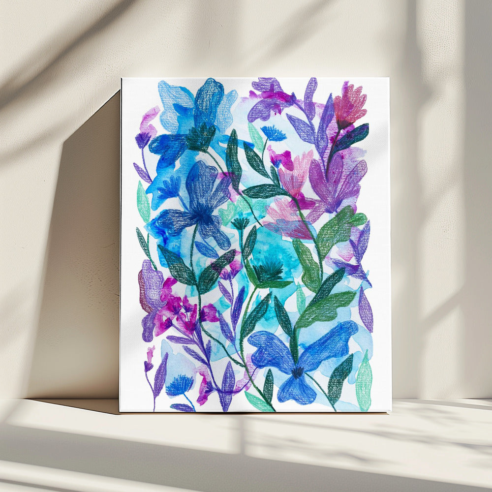 Bloemen zomerdroom | Canvas
