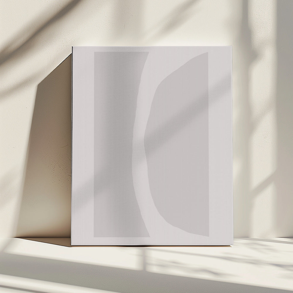 Curved Abstract Light | Canvas