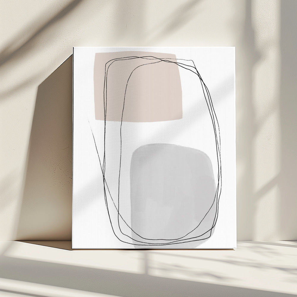 Geometric Forms And Fluid Lines | Canvas