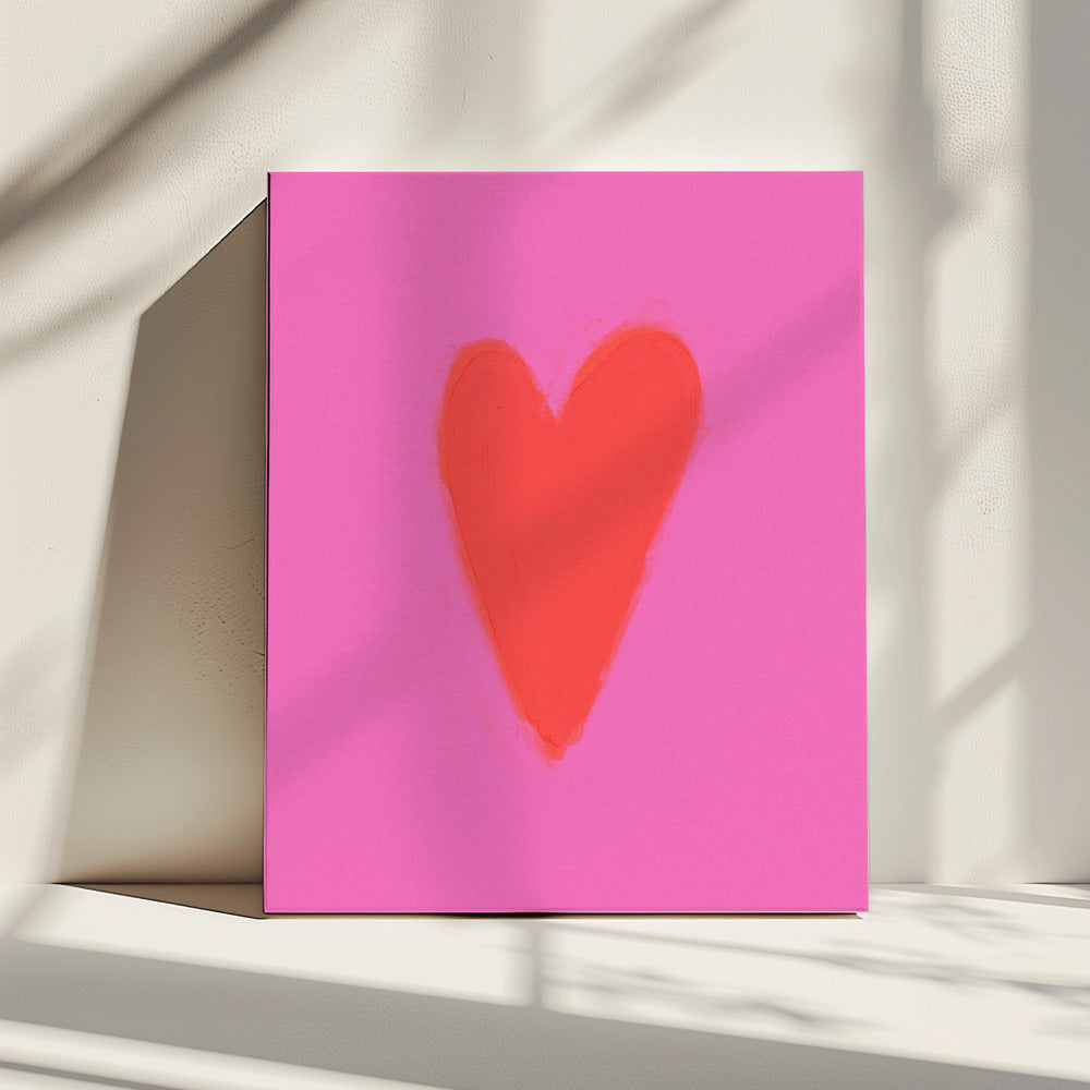 Levendige hartslag | Canvas