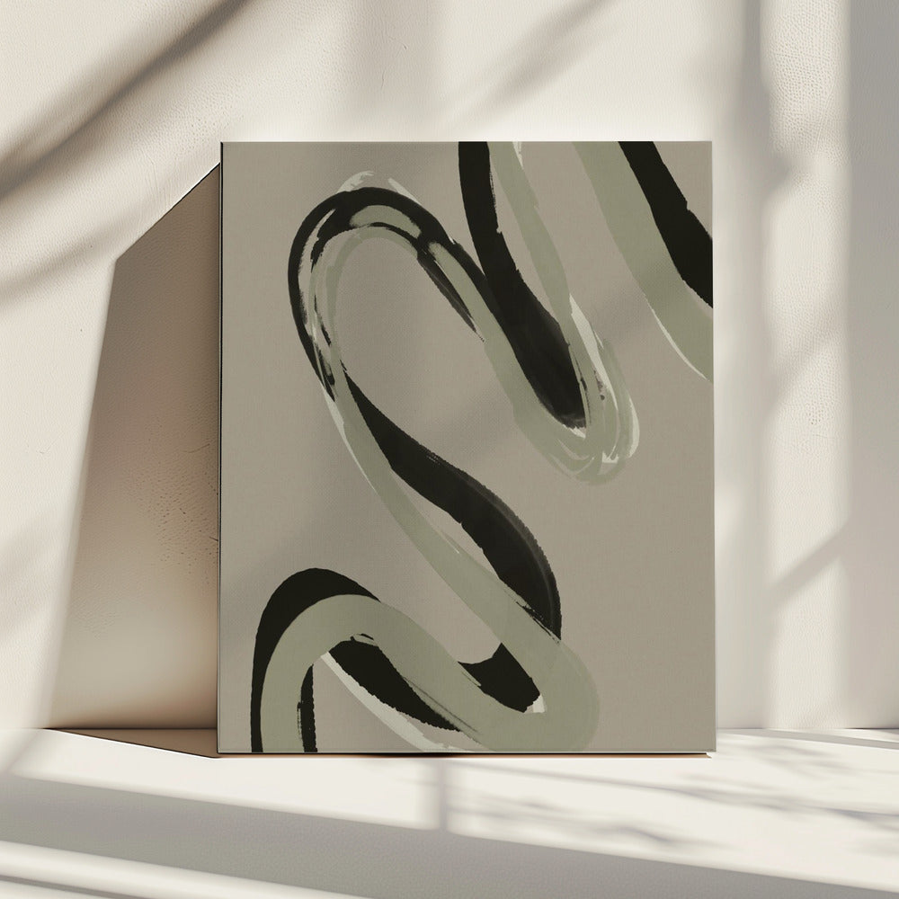 Elegante werveling | Canvas