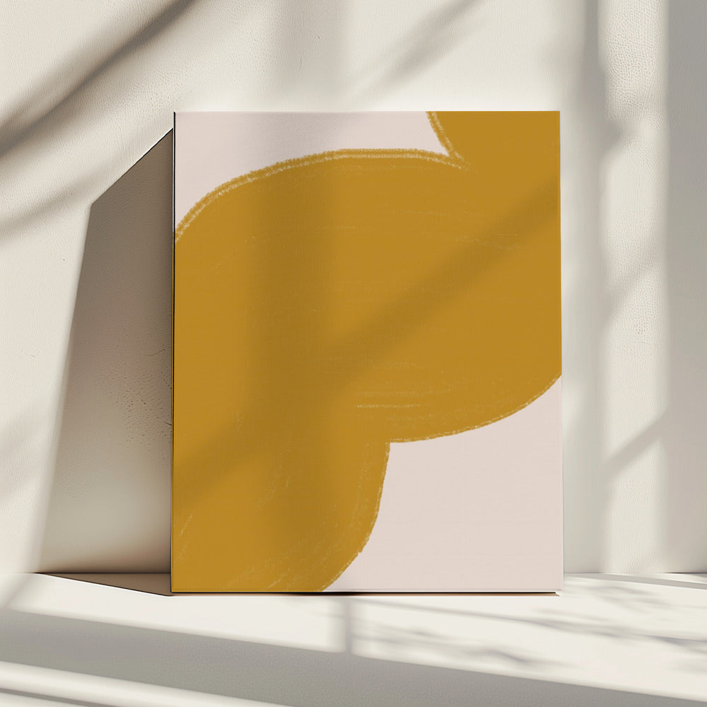 Gouden Wervelpad | Canvas