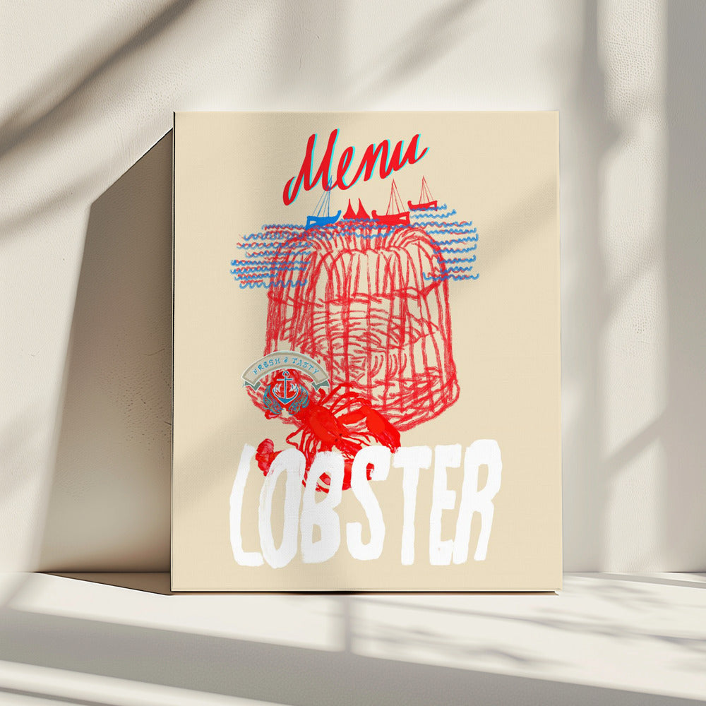 Kreeftenmenu Poster | Canvas