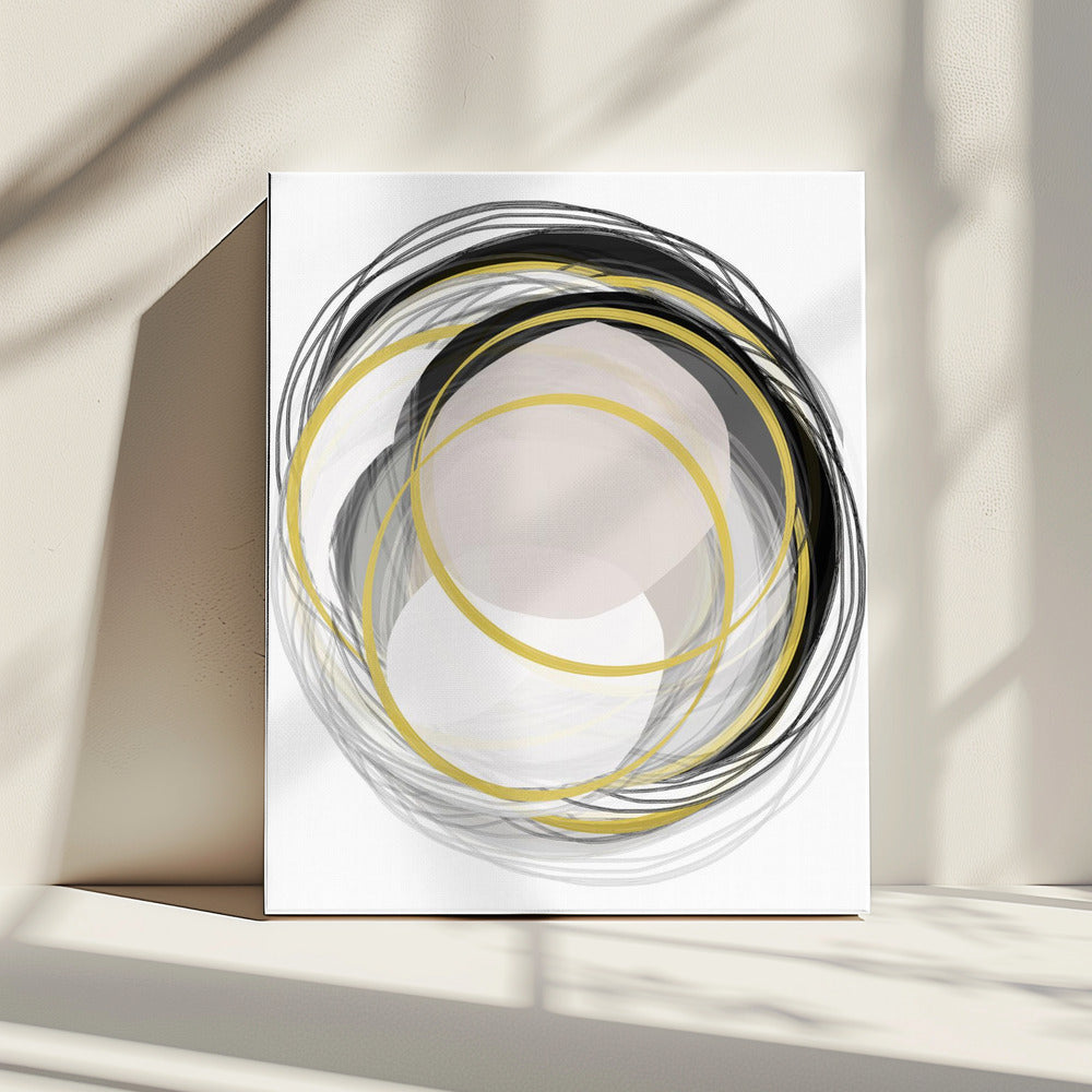 Roze Maan 1 | Canvas