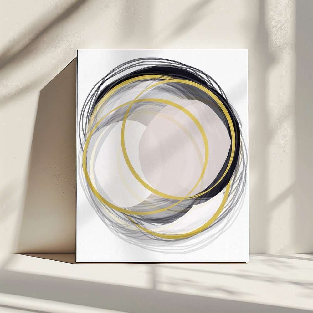 Roze Maan 1a | Canvas