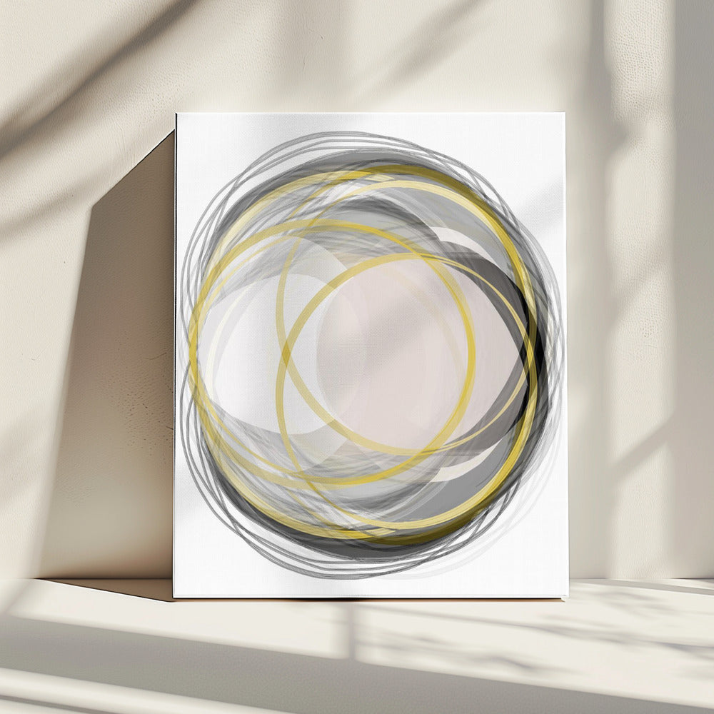 Roze Maan 2 | Canvas