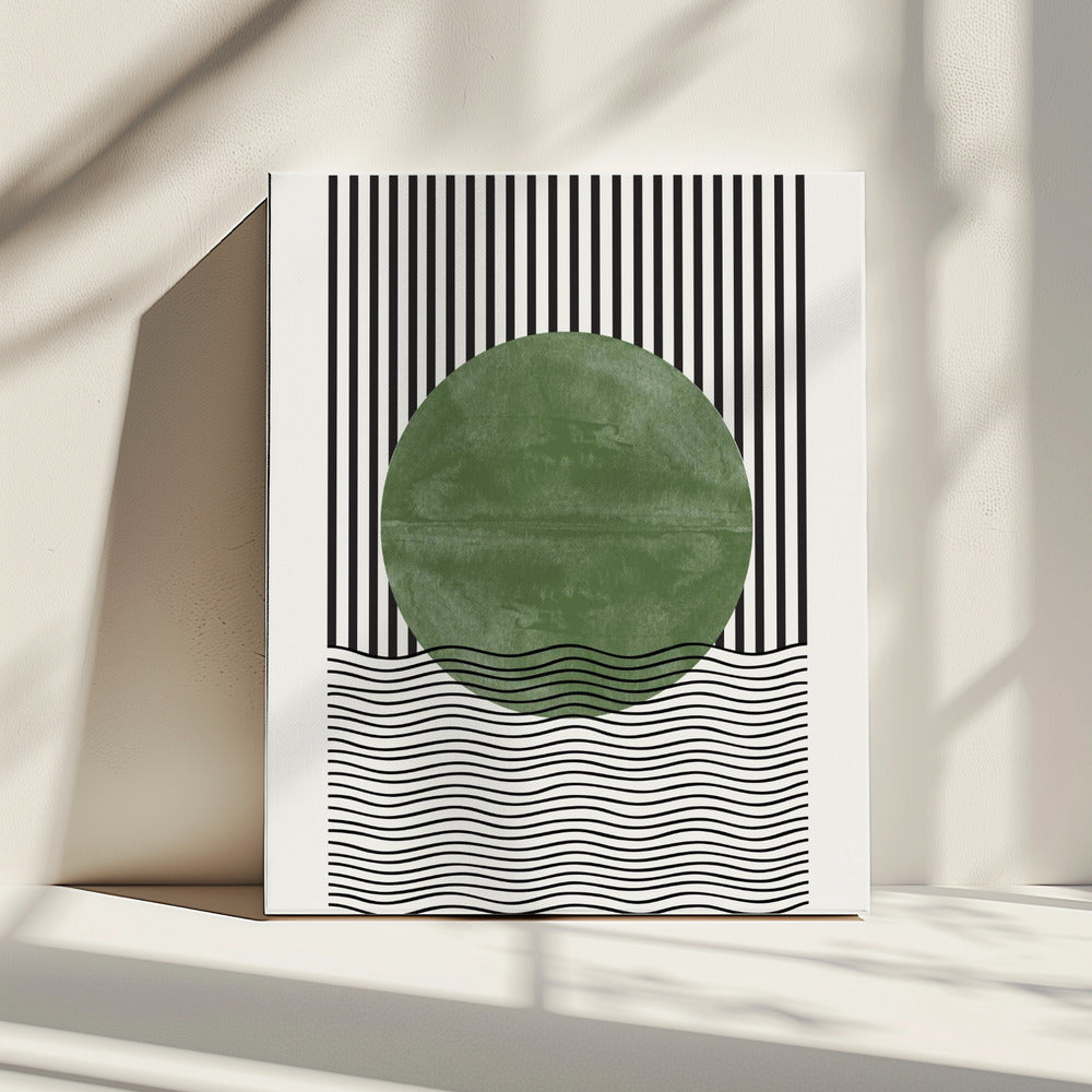 Strepen en golven | Canvas