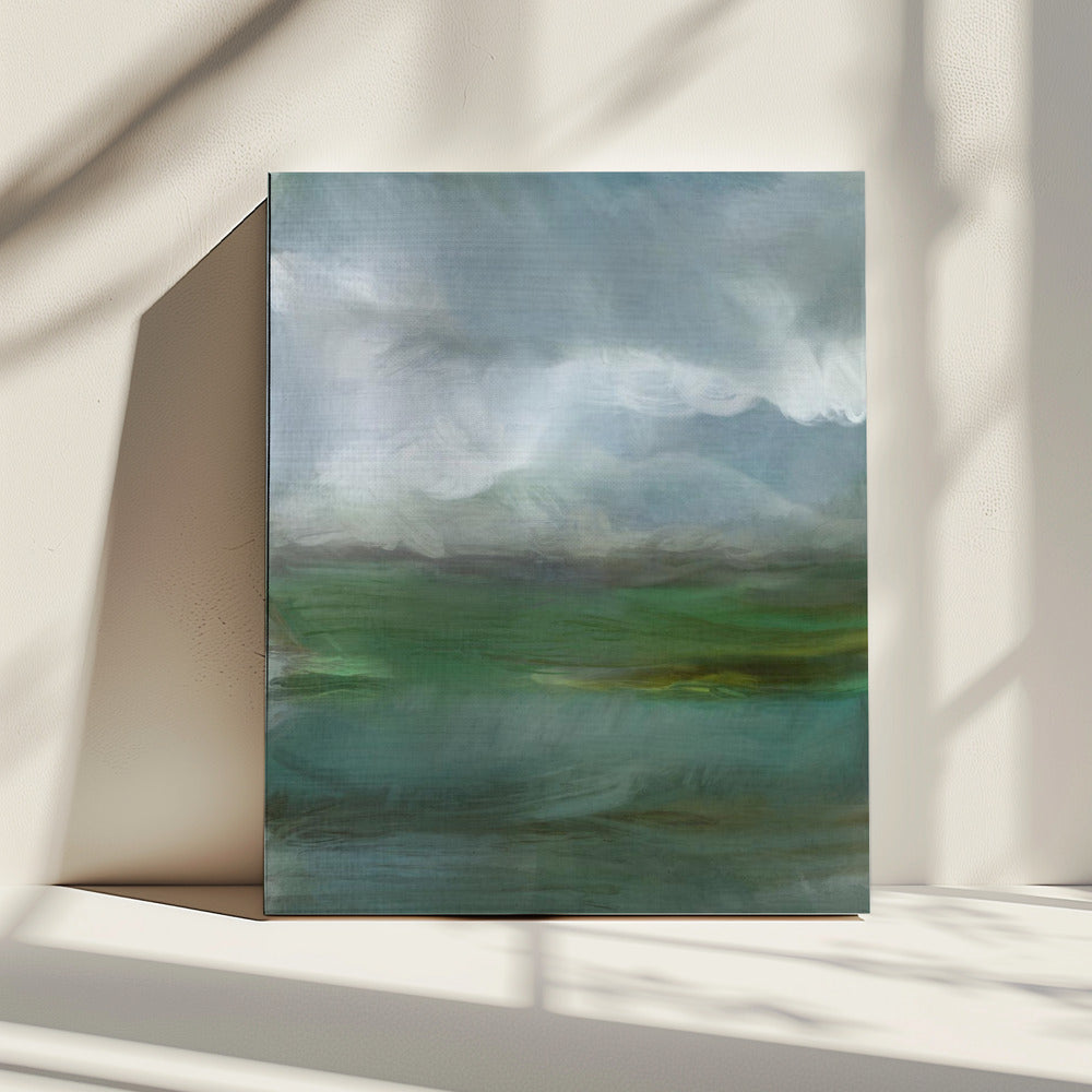 Ruwe zee olie paneel 2 | Canvas