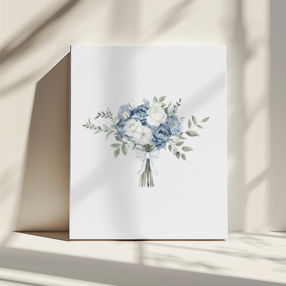 Kustboeket met strik | Canvas