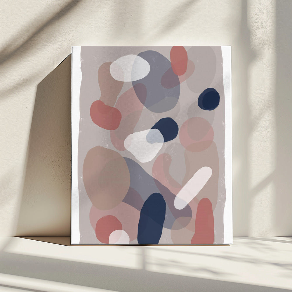 Abstracte kiezels 2 | Canvas