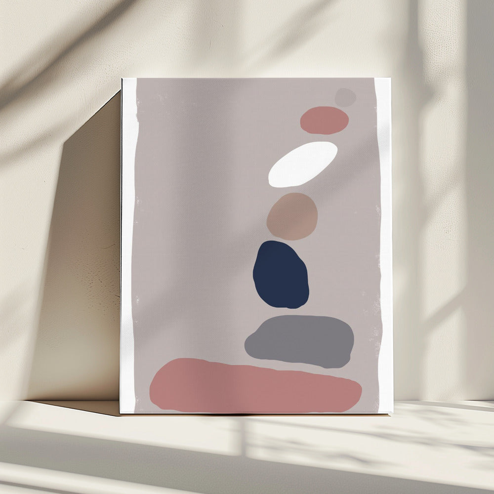 Abstracte kiezels | Canvas