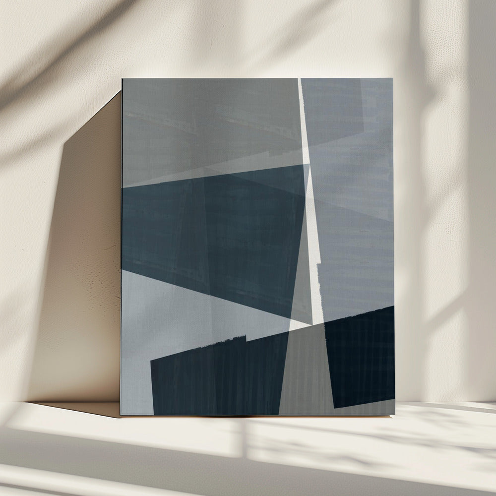 Gekartelde rand Abstract 3 | Canvas