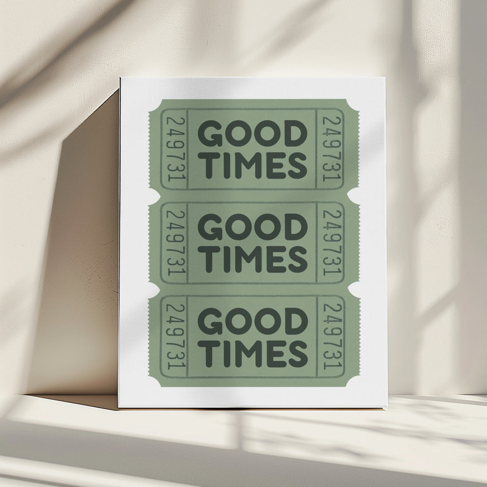 Sage Green Good Times-tickets | Canvas