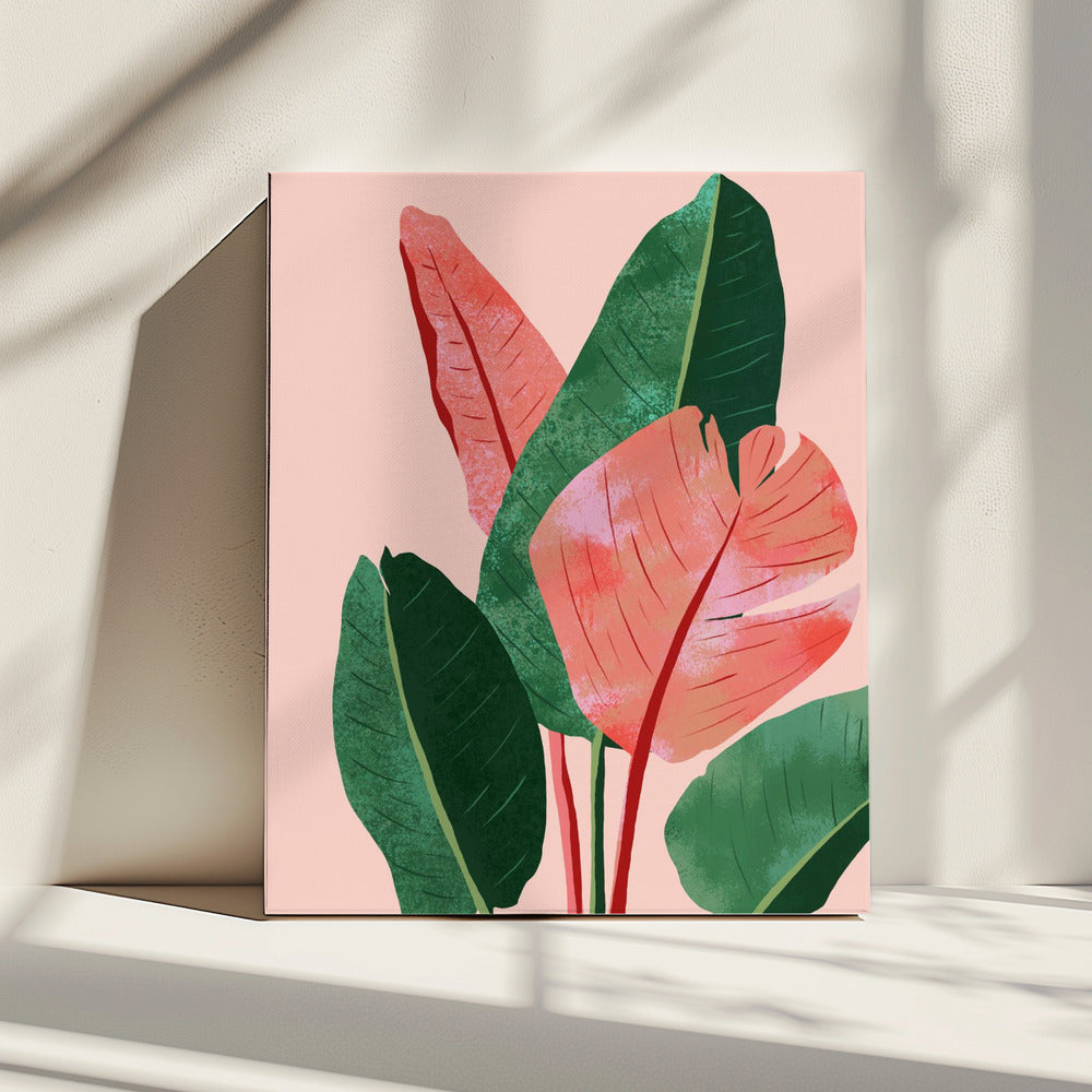 Blozend Tropisch | Canvas