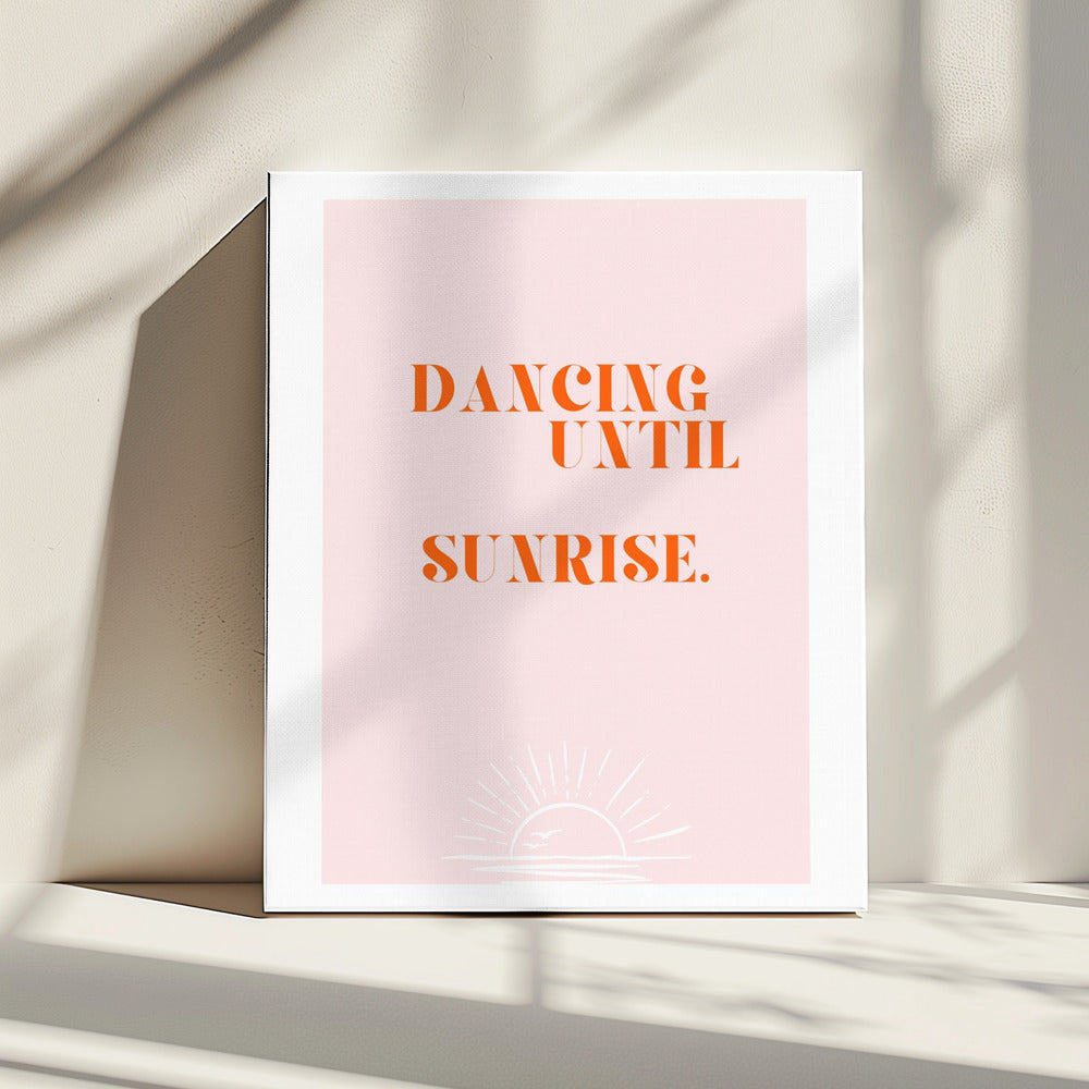 Dansen tot zonsopgang | Canvas