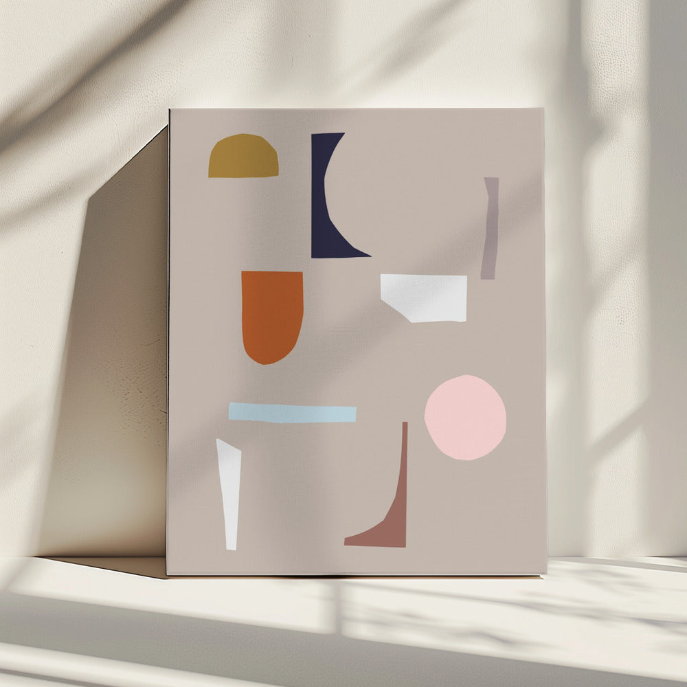 Abstracte vormen 4 | Canvas