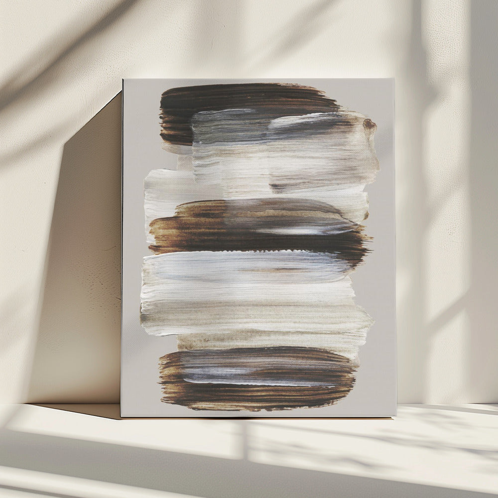 Abstracte penseelstreken 108 | Canvas
