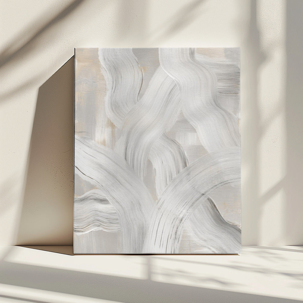 Abstracte penseelstreken 126 | Canvas
