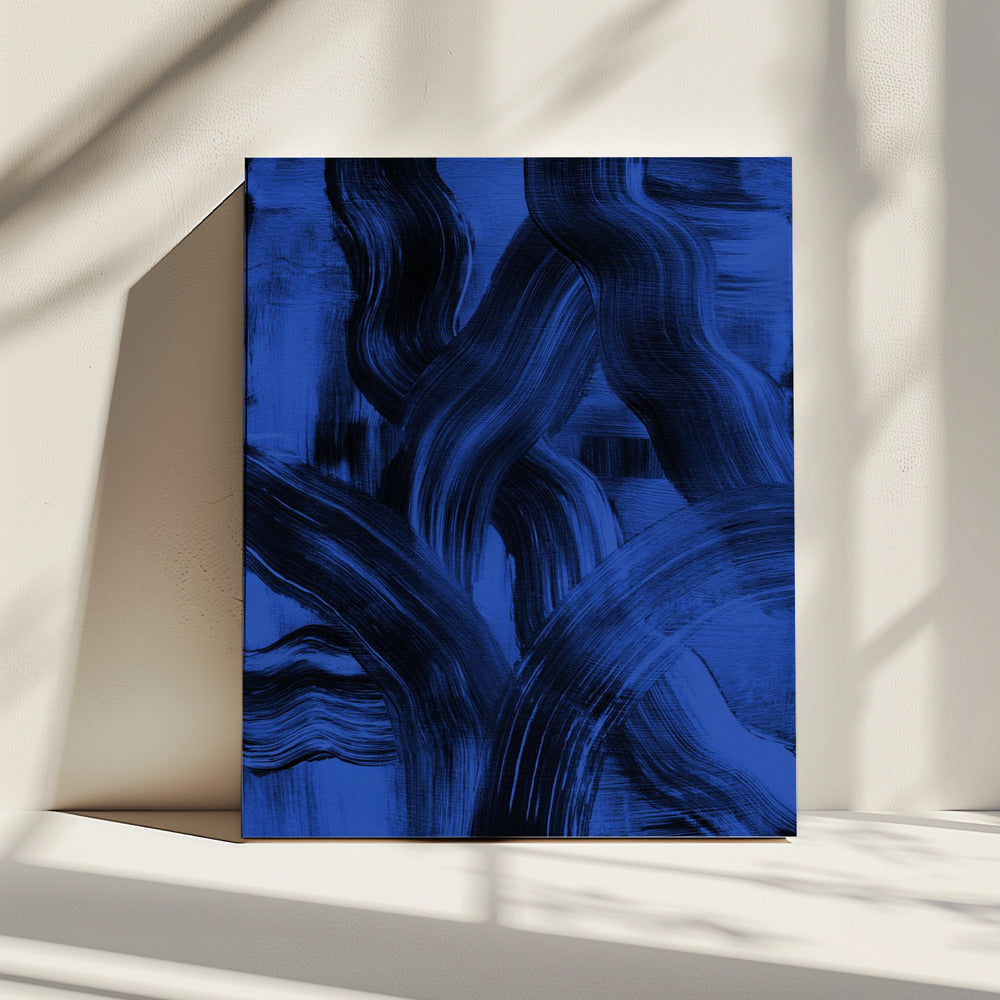 Abstracte penseelstreken 126X | Canvas