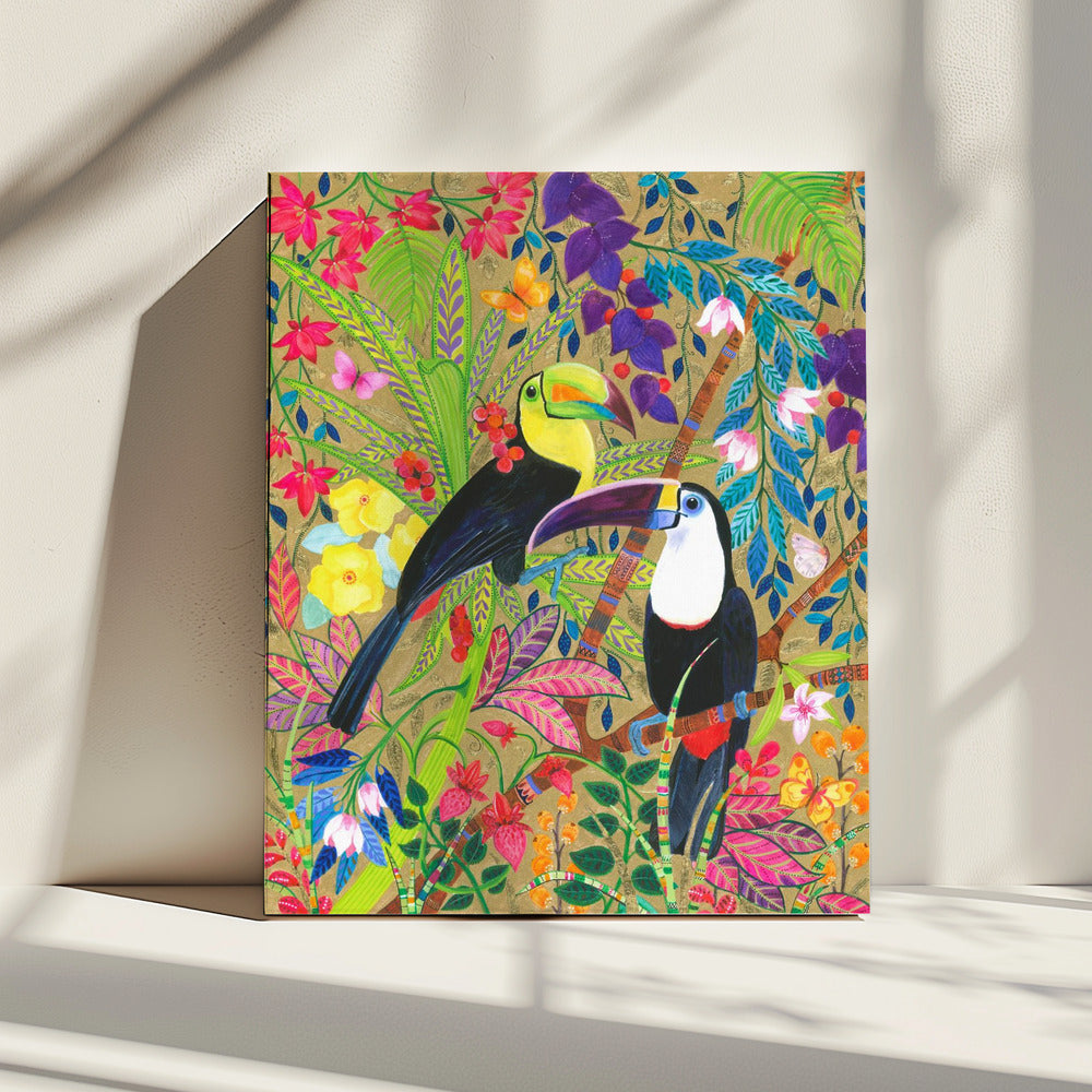 Levendige geest van de tropen | Canvas