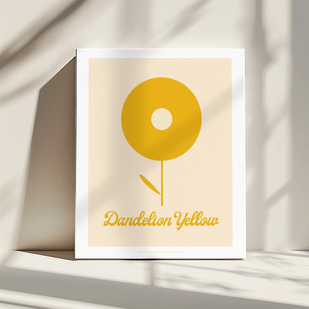 Pandc Paardenbloemgeel Kopie | Canvas