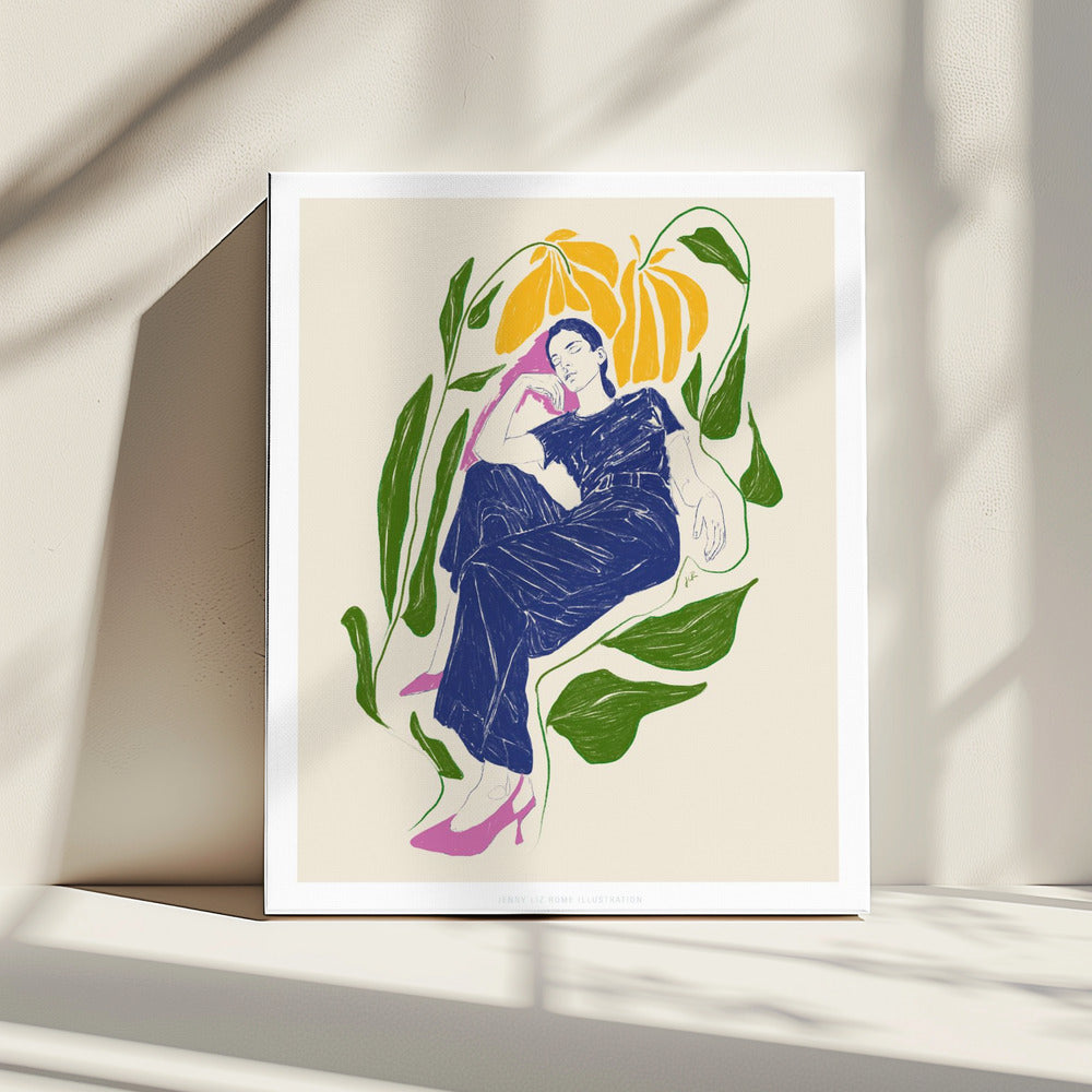Jlr Stil in de tuin | Canvas