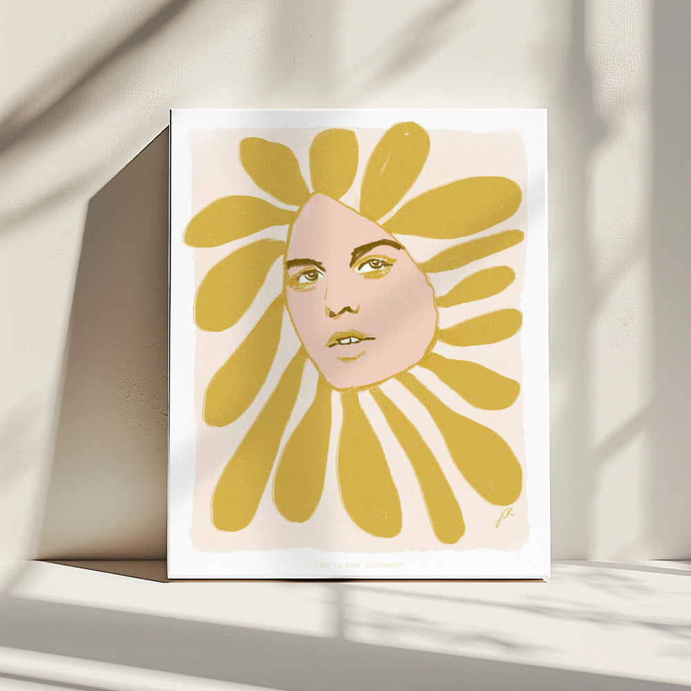 Jlr Flowerhead1 Kopie 2 | Canvas