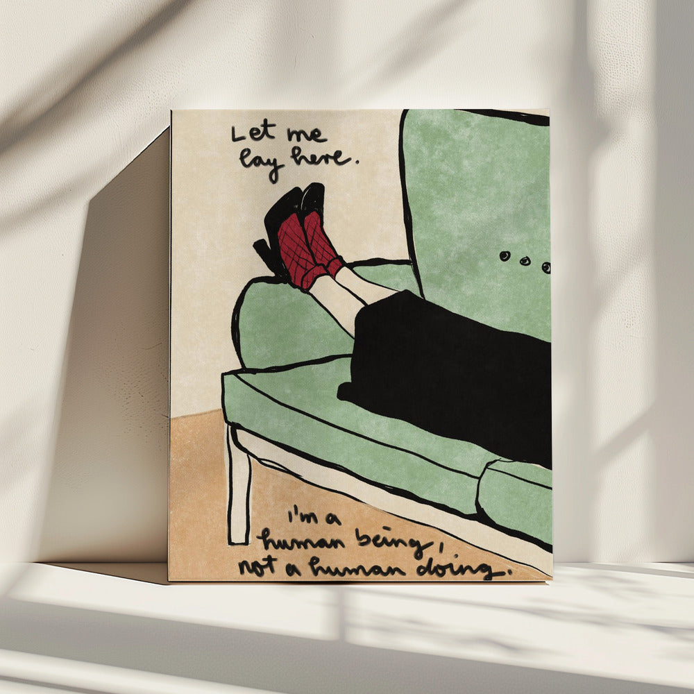 Laat me hier liggen | Canvas