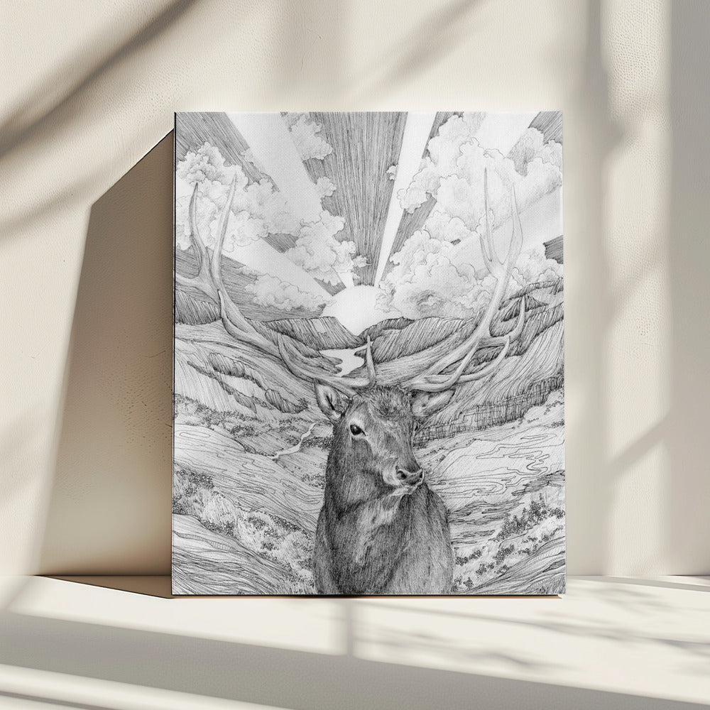 Rise With the Sun Origineel | Canvas