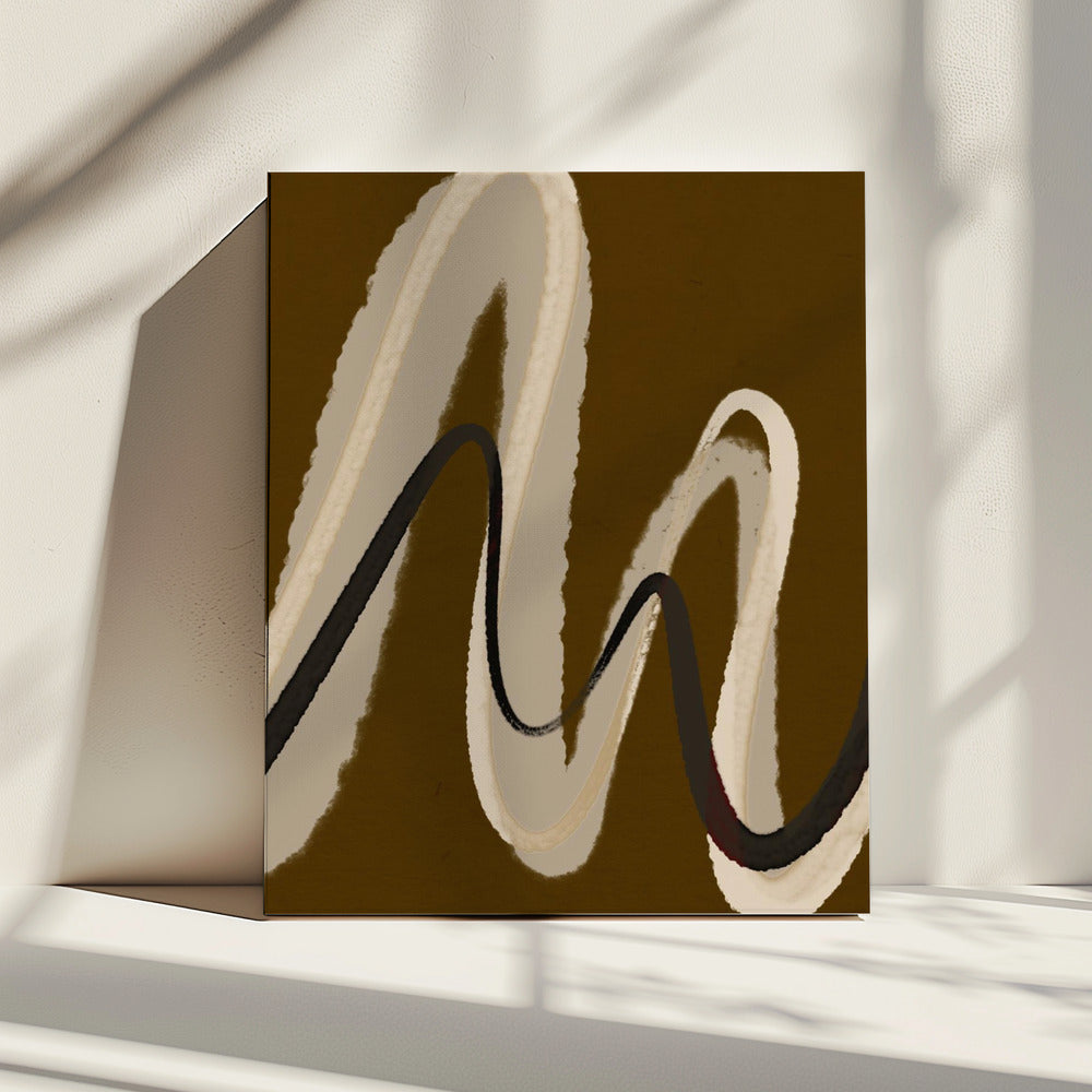 Vloeiende golven | Canvas