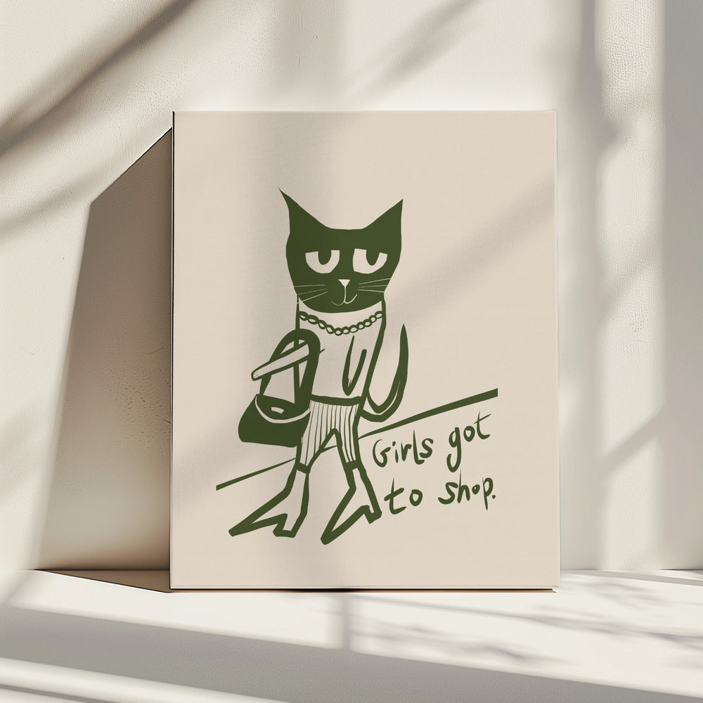 Humor over kattenwinkelen | Canvas